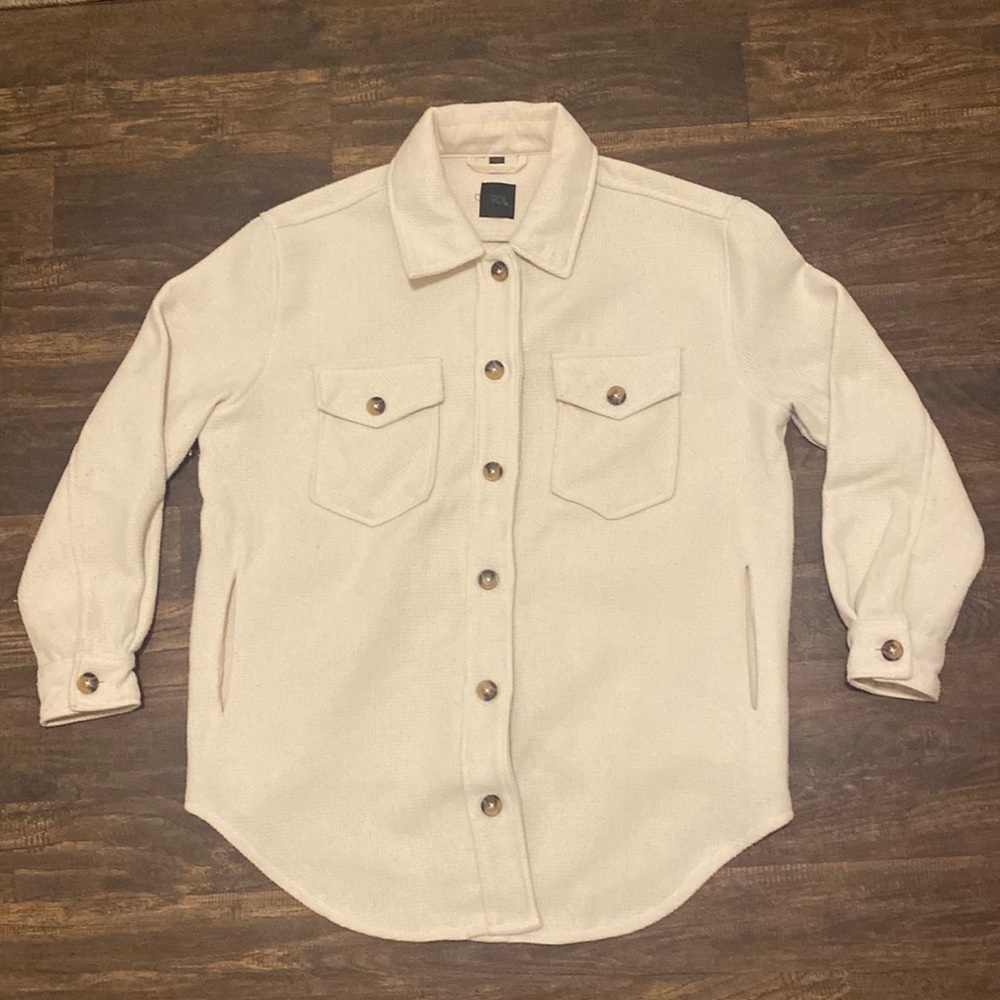 RDI Textured Knit Shirt Jacket (Shacket)